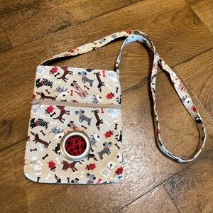 Dog Print Crossbody Bag